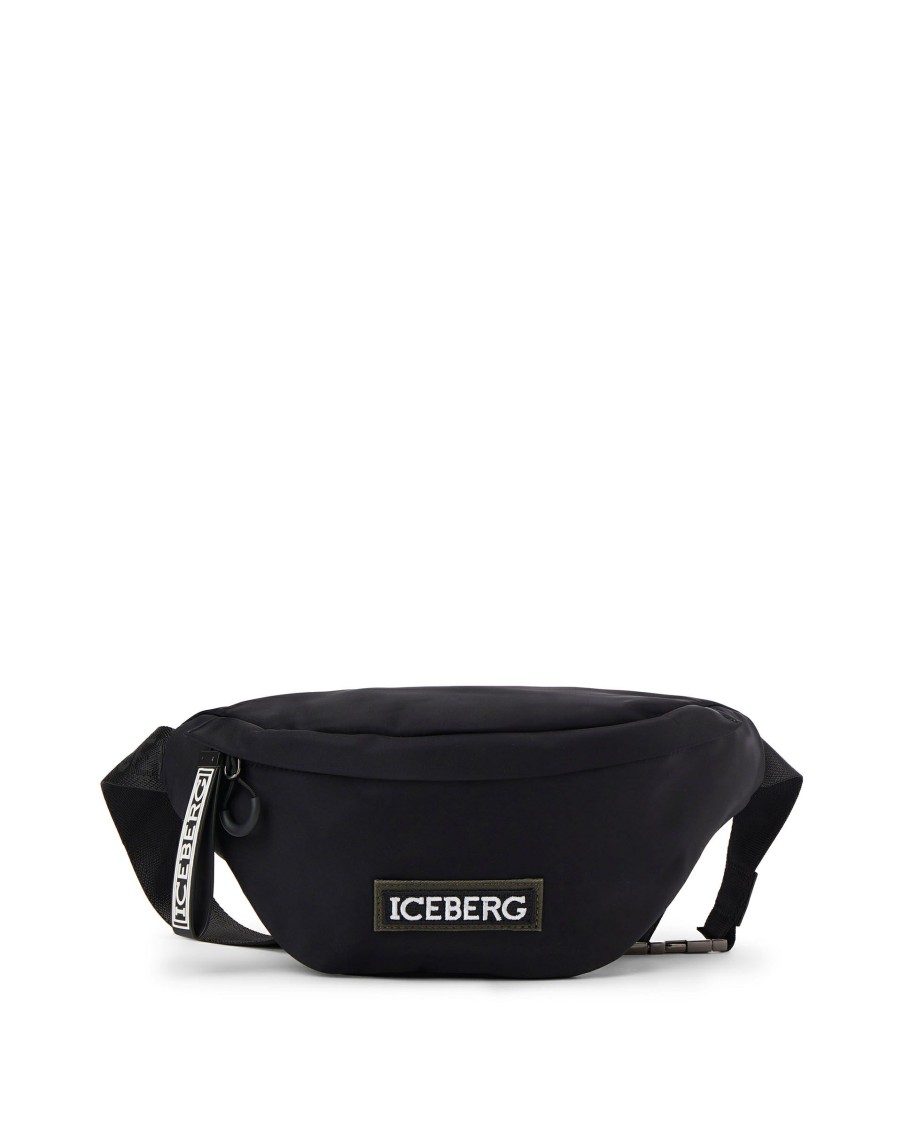 Men Iceberg Bags And Belt | Logo Bum Bag > Iceberg-us